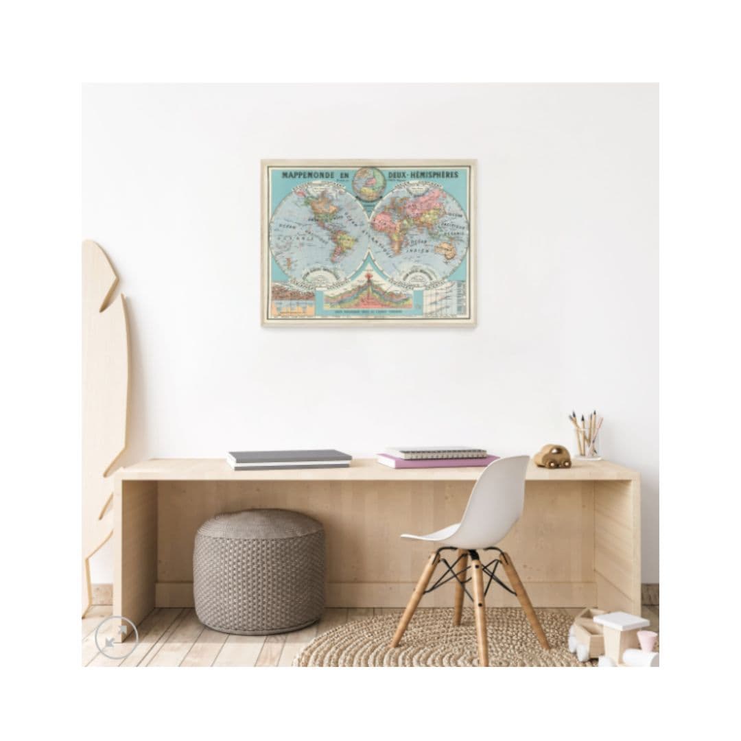 Puzzle 1500 pièces - MappemondeLes Jolies Planches