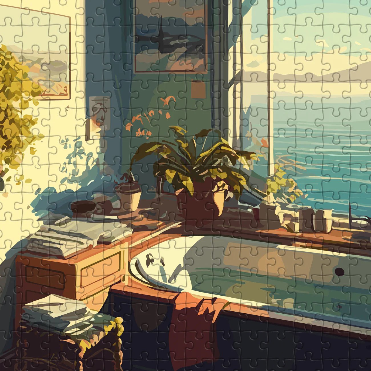 Puzzle 1000 pièces - Bain voyons !Piece & Love