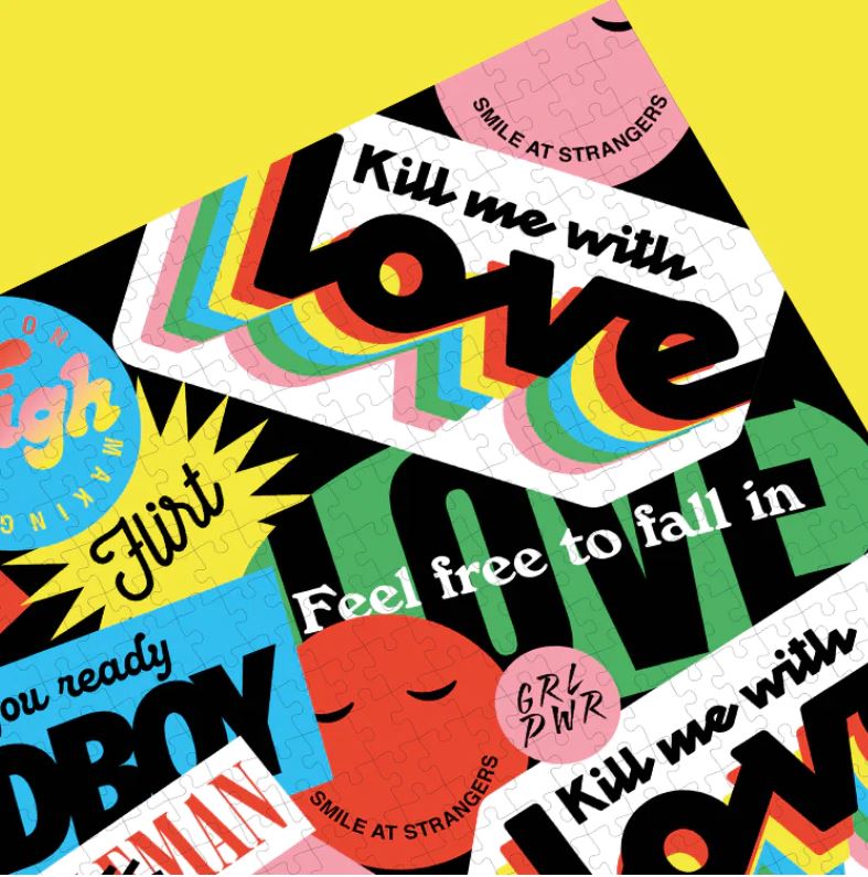 Puzzle 1000 pièces - PopupPiece & Love