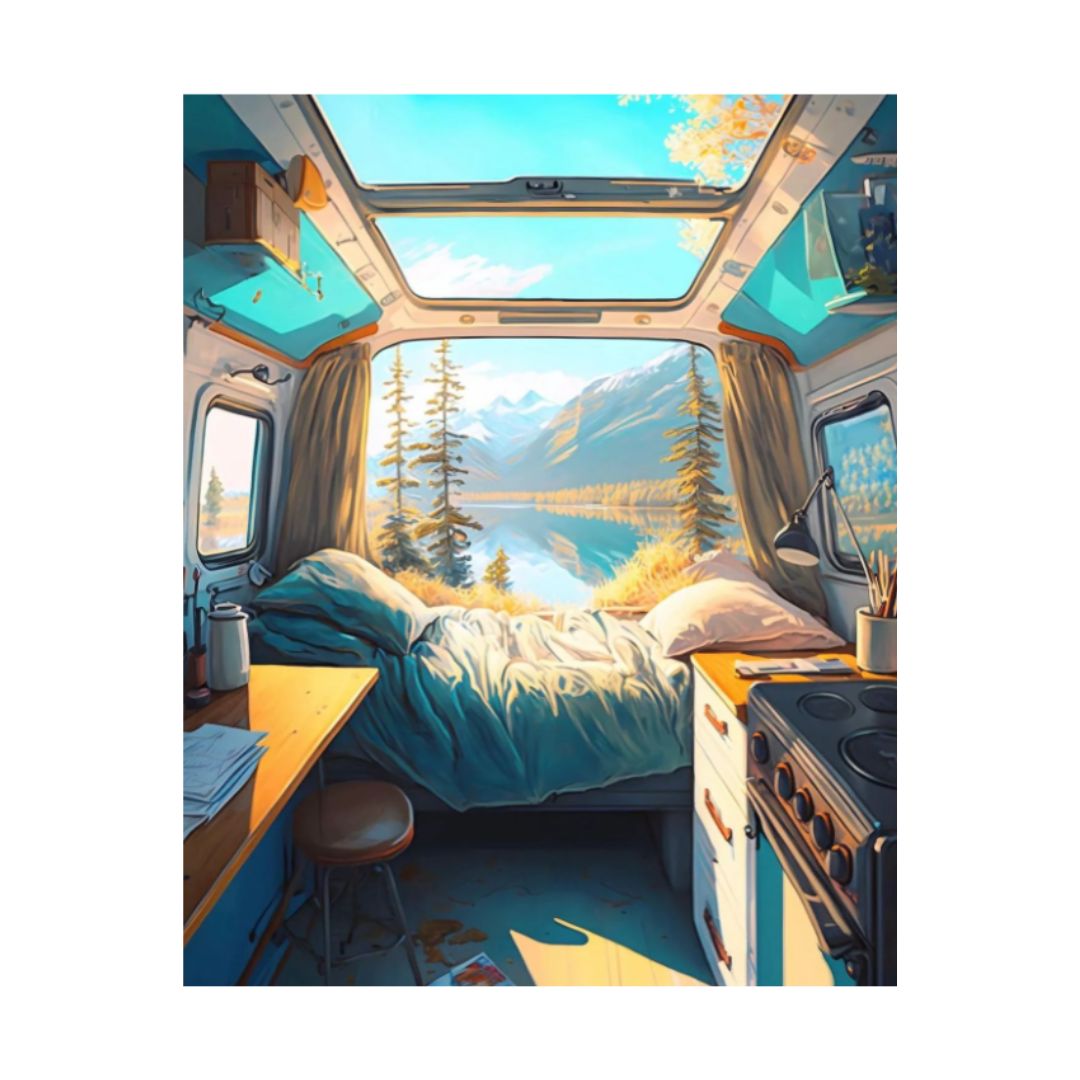 Puzzle 1000 pièces - Van life !Piece & Love