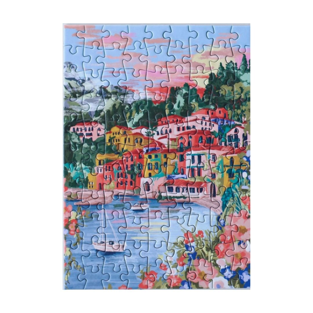Mini puzzle 100 pièces - Lac de CômePiecely