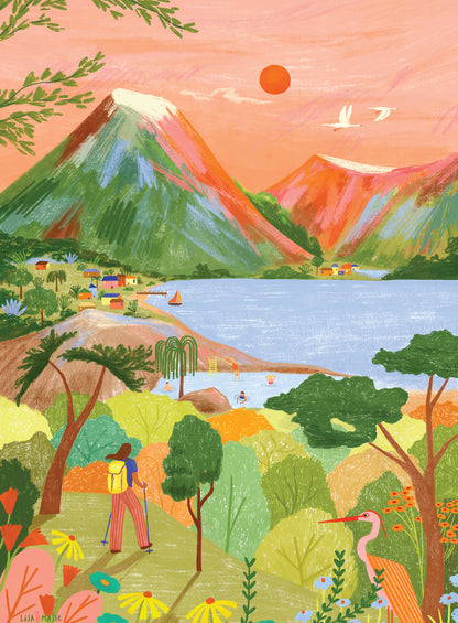 Puzzle 500 Pièces - Balade entre ciel et terre