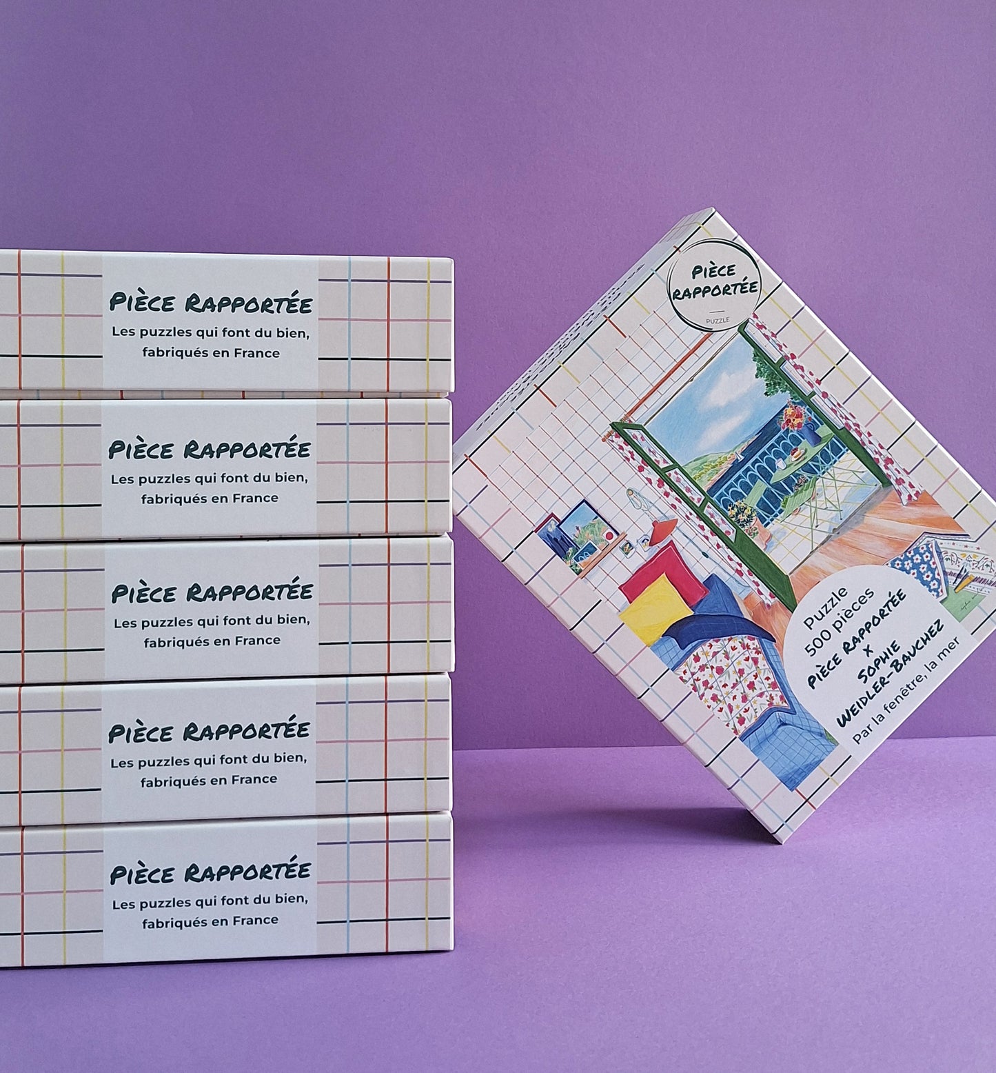 Puzzle 500 Pièces - Par la fenêtre, la mer