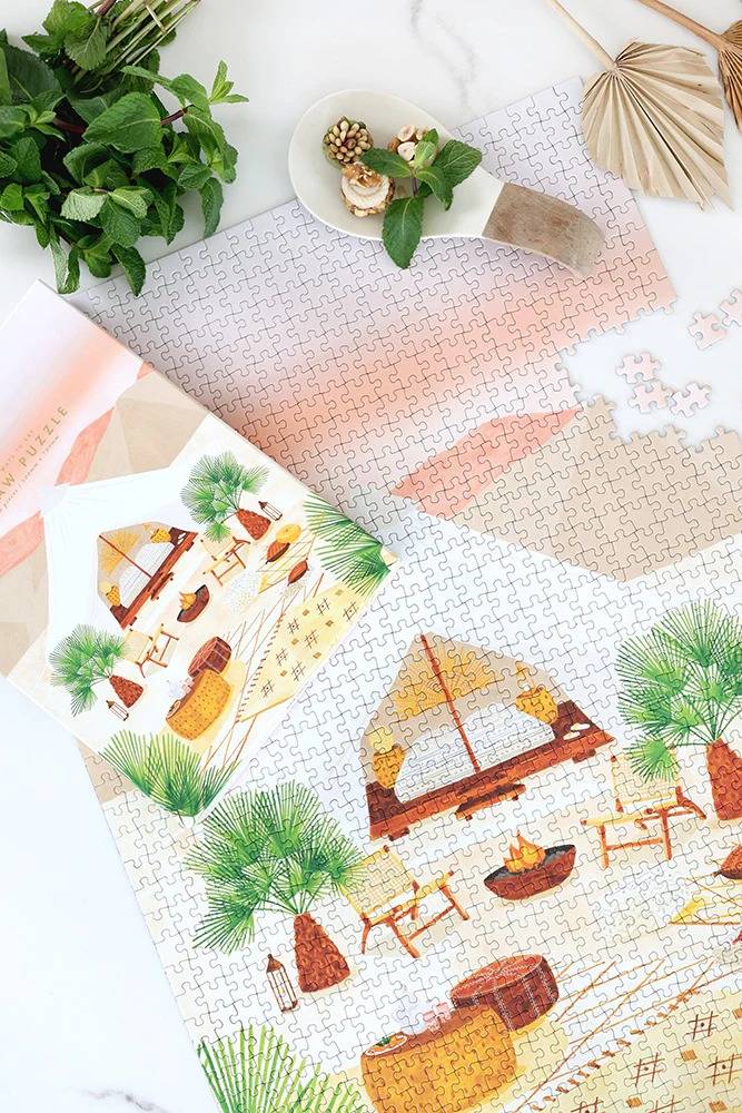 Puzzle de 1000 Pièces - GlampingAll the Ways to Say