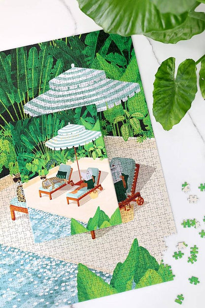 Puzzle de 1000 Pièces - Summer PoolAll the Ways to Say