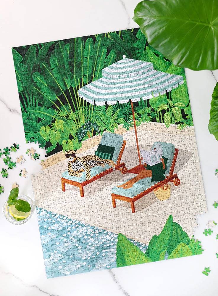 Puzzle de 1000 Pièces - Summer PoolAll the Ways to Say