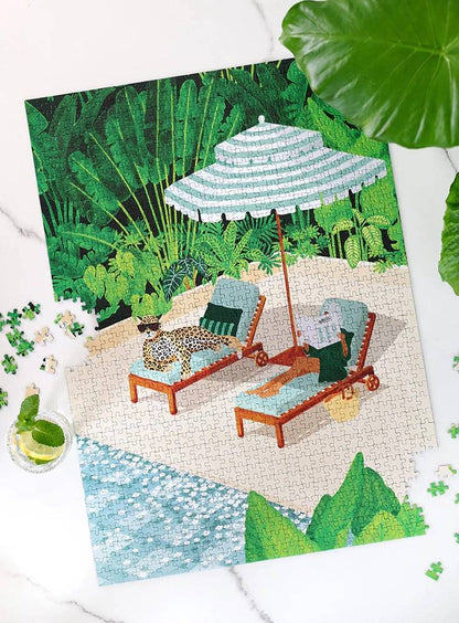 Puzzle de 1000 Pièces - Summer PoolAll the Ways to Say