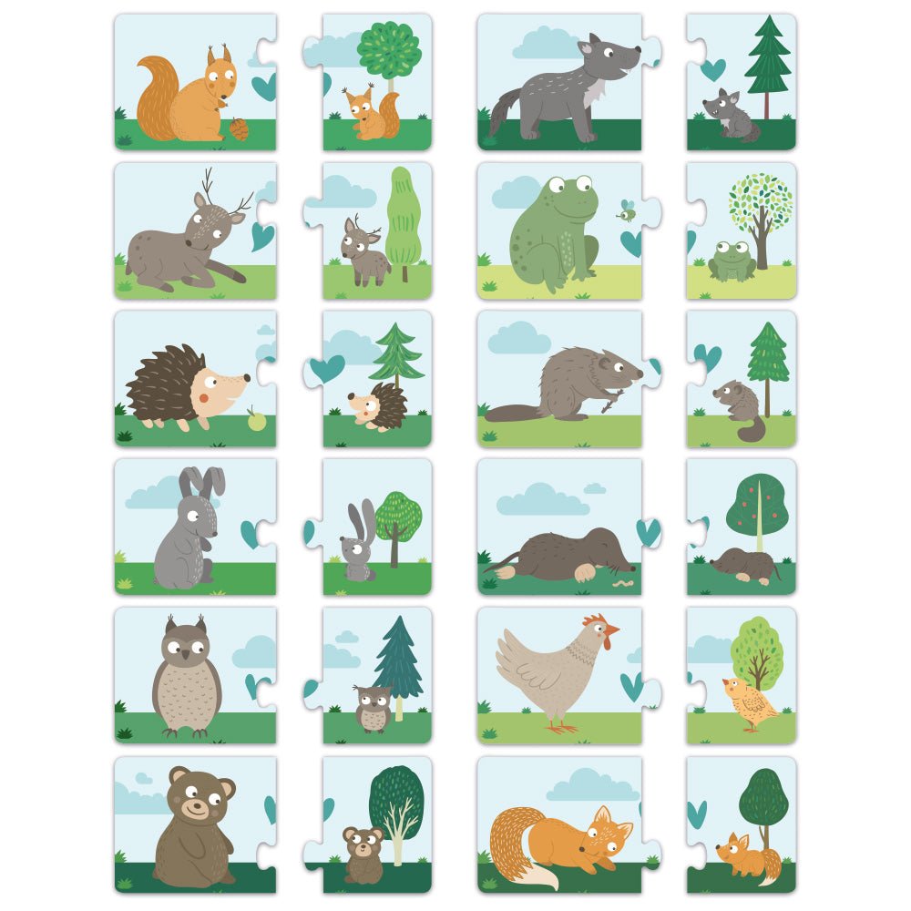 Puzzles duo 24 pièces - Maman & bébéBluebird Puzzle