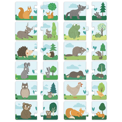 Puzzles duo 24 pièces - Maman & bébéBluebird Puzzle