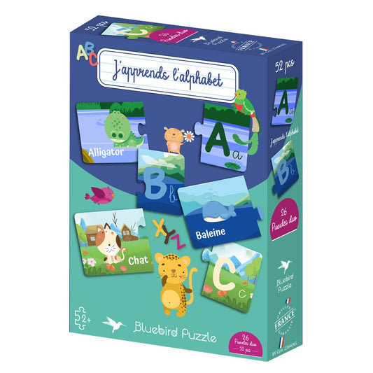 Puzzles duo 52 pièces - J'apprends l'alphabetBluebird Puzzle