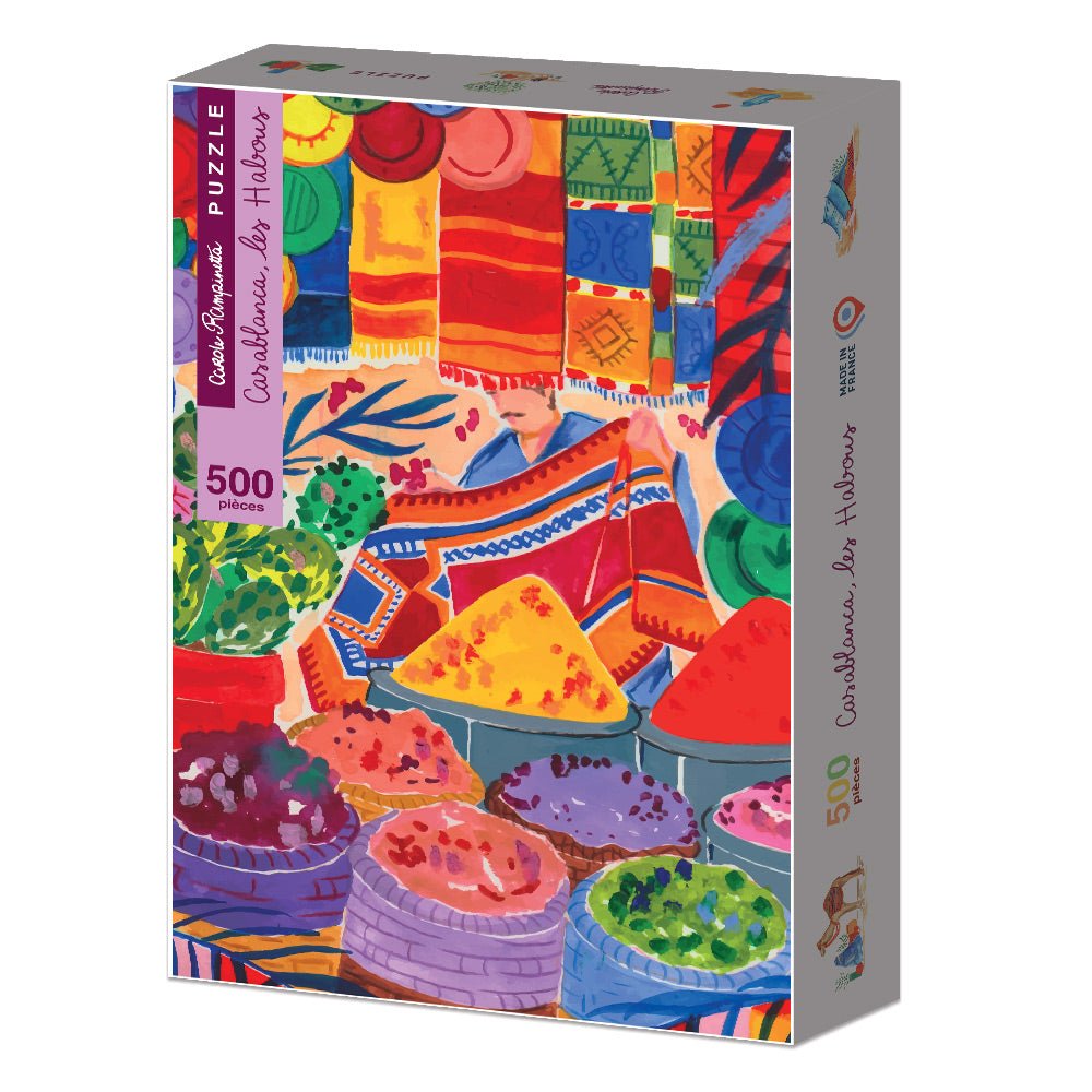 Puzzle 500 Pièces Carole Rampinetta - Casablanca, les HabousCarole Rampinetta