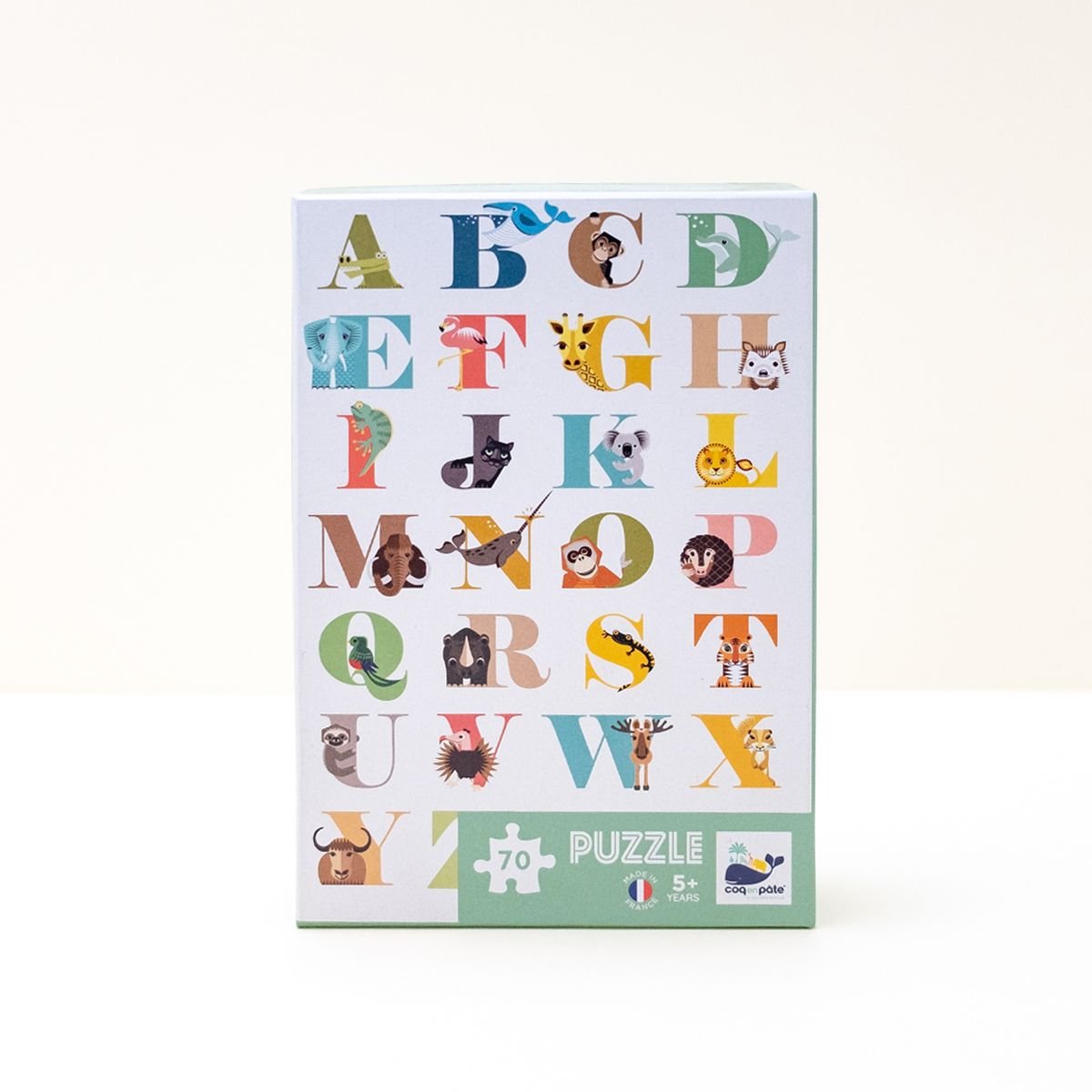 Puzzle enfant - A-Z des animaux menacésCoq En Pate