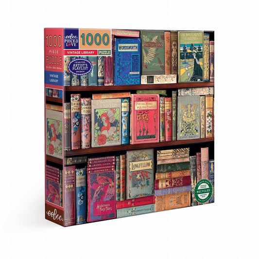 Puzzle de 1000 Pièces - Bibliothèque VintageeeBoo