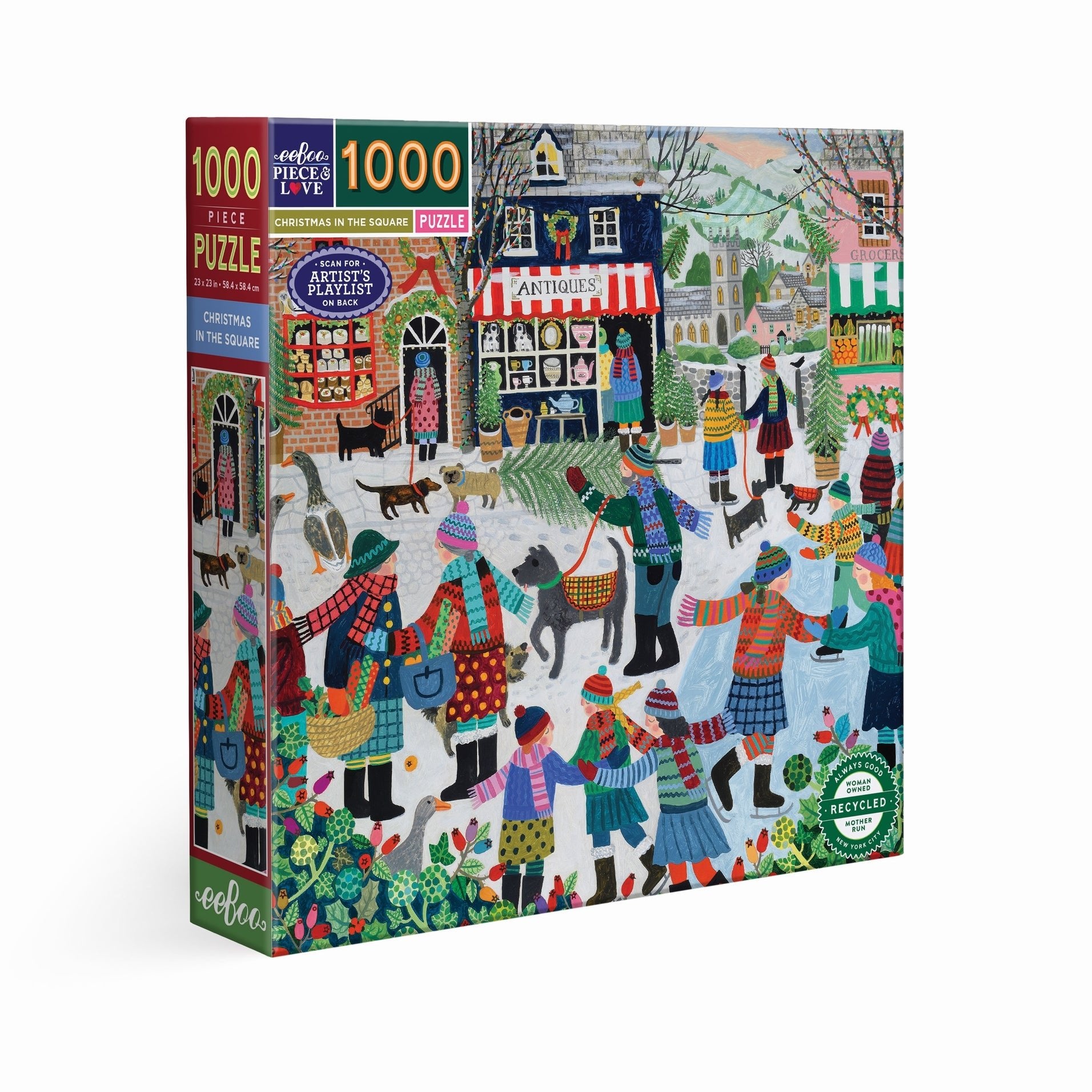 Puzzle de 1000 Pièces - Christmas In The SquareeeBoo