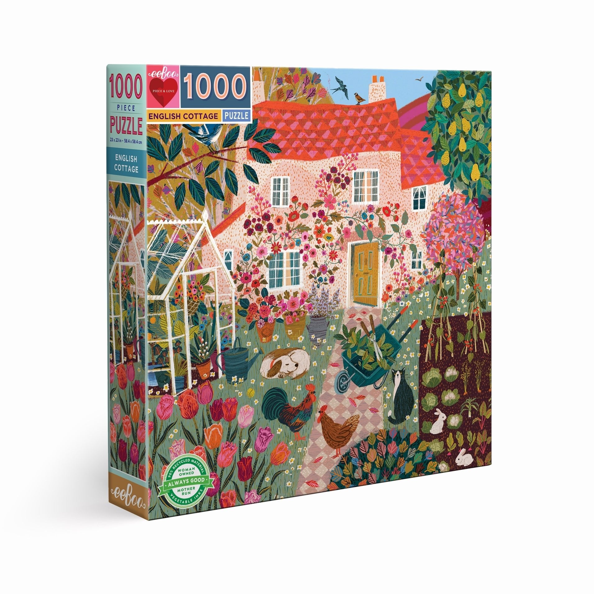 Puzzle de 1000 Pièces - English CottageeeBoo