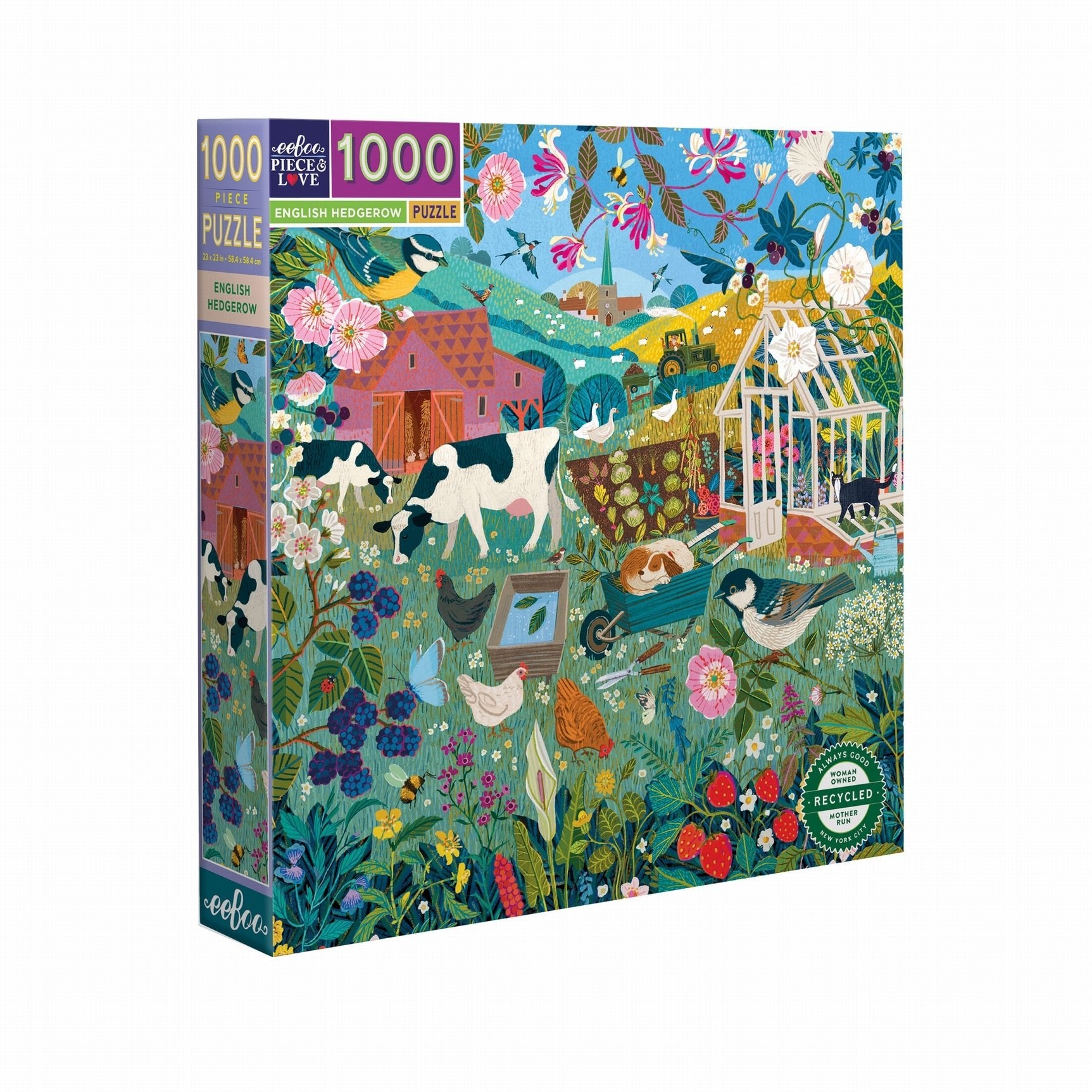 Puzzle de 1000 Pièces - English HedgeroweeBoo