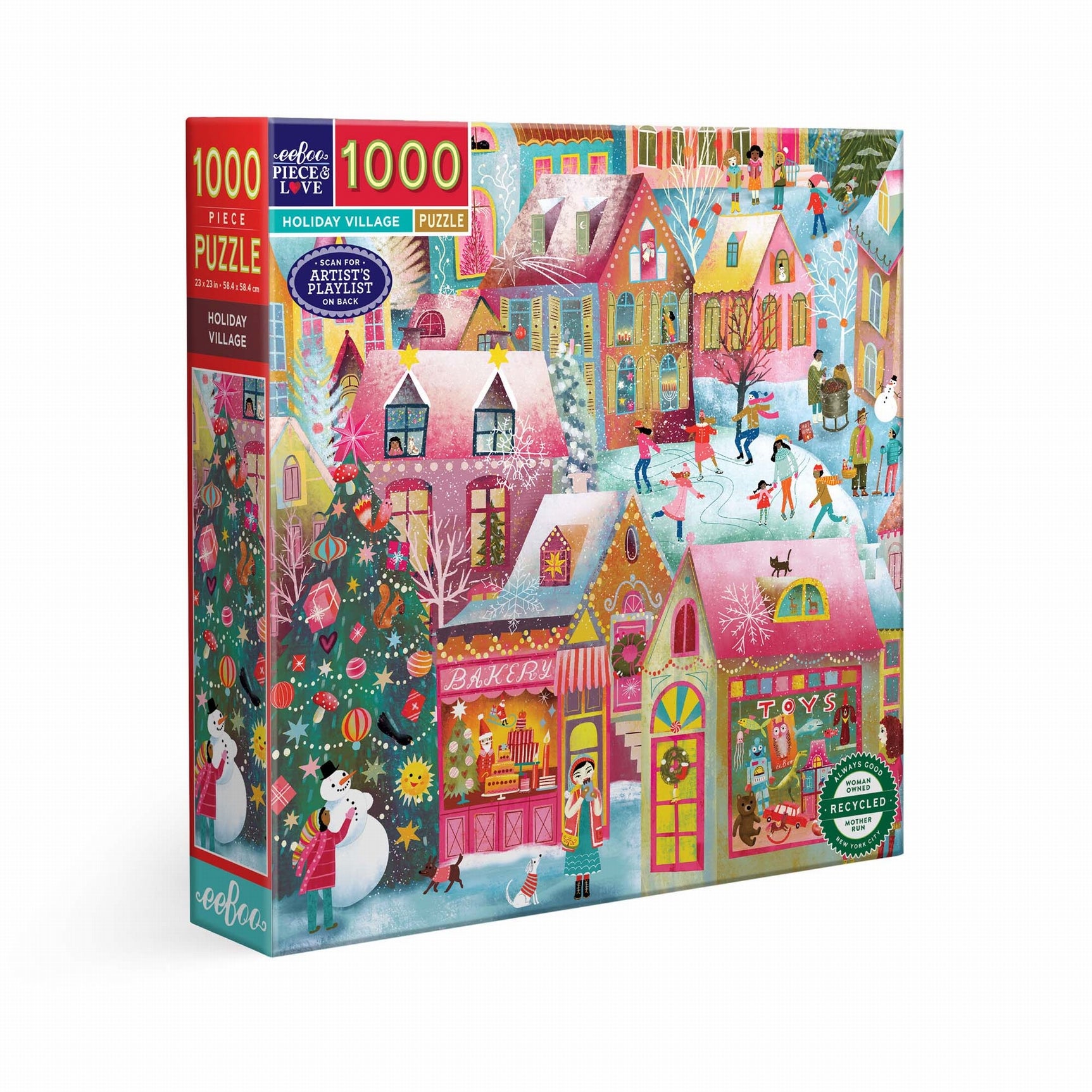 Puzzle de 1000 Pièces - Holiday VillageeeBoo