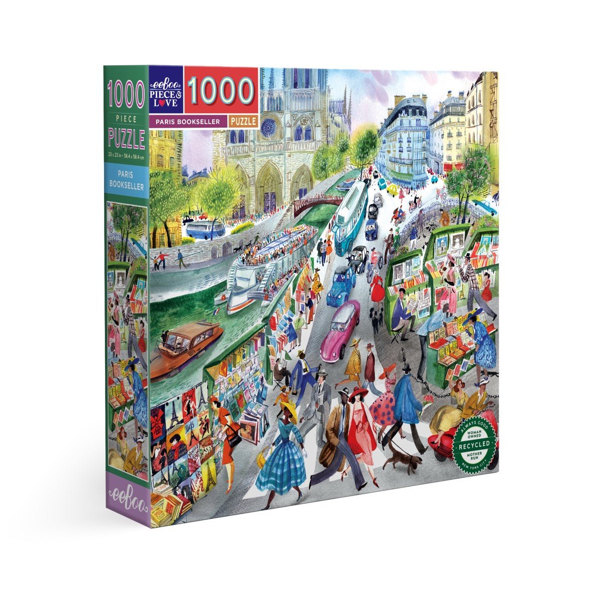 Puzzle de 1000 Pièces - Paris BooksellereeBoo