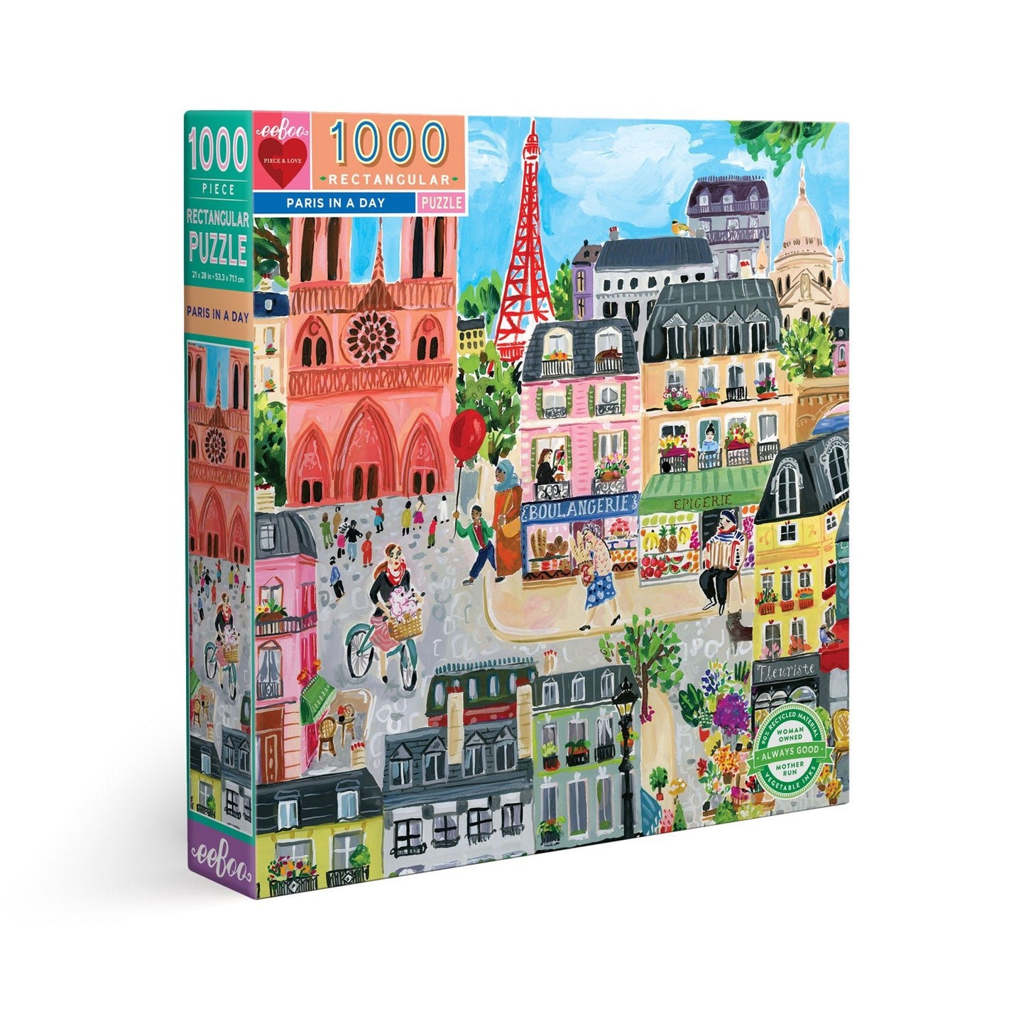 Puzzle de 1000 Pièces - Paris In A DayeeBoo