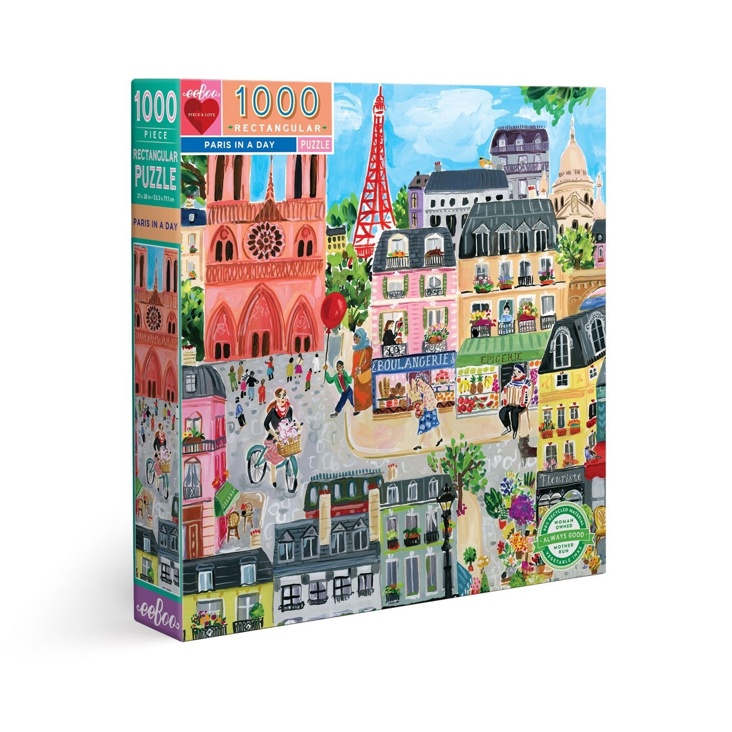 Puzzle de 1000 Pièces - Paris In A DayeeBoo