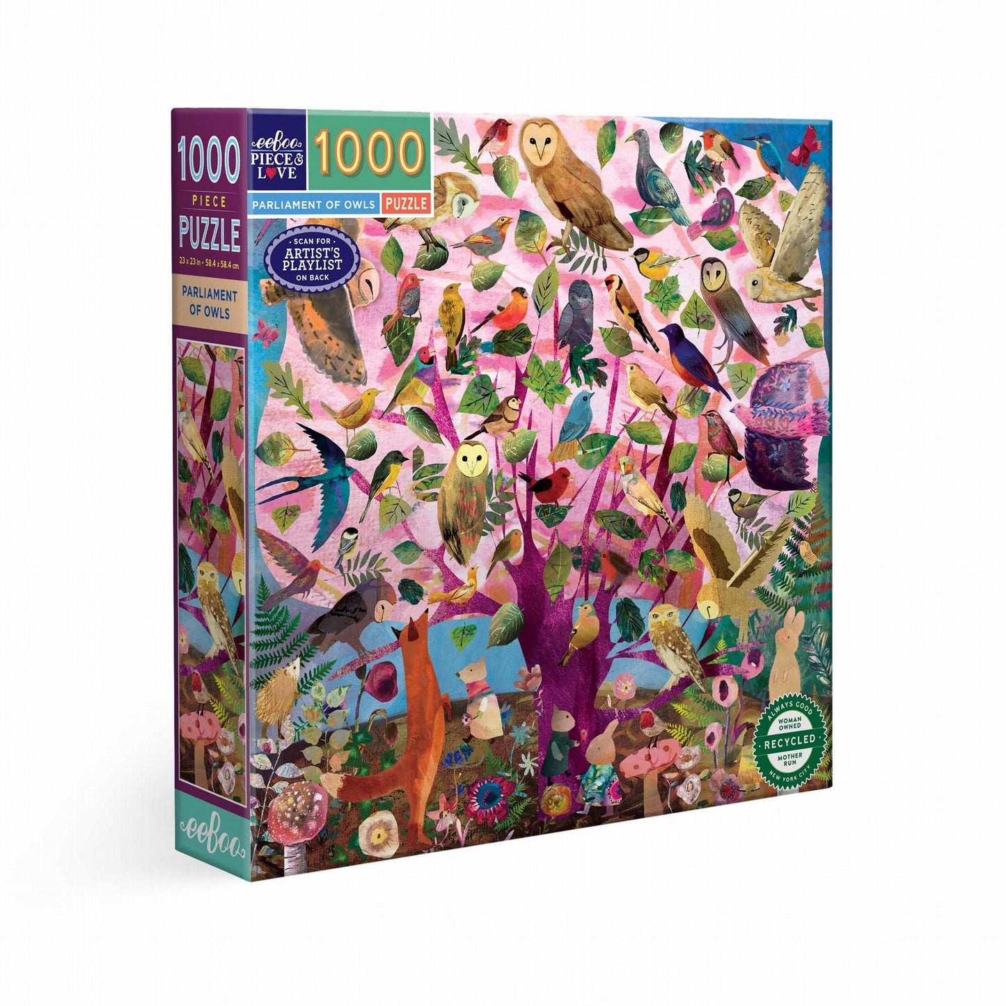 Puzzle de 1000 Pièces - Parlement des HibouxeeBoo