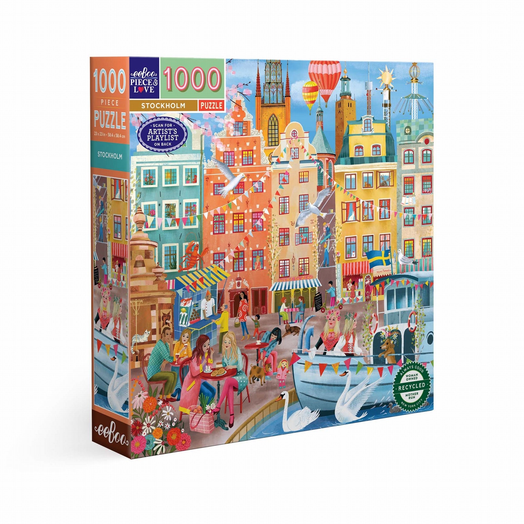 Puzzle de 1000 Pièces - StockholmeeBoo