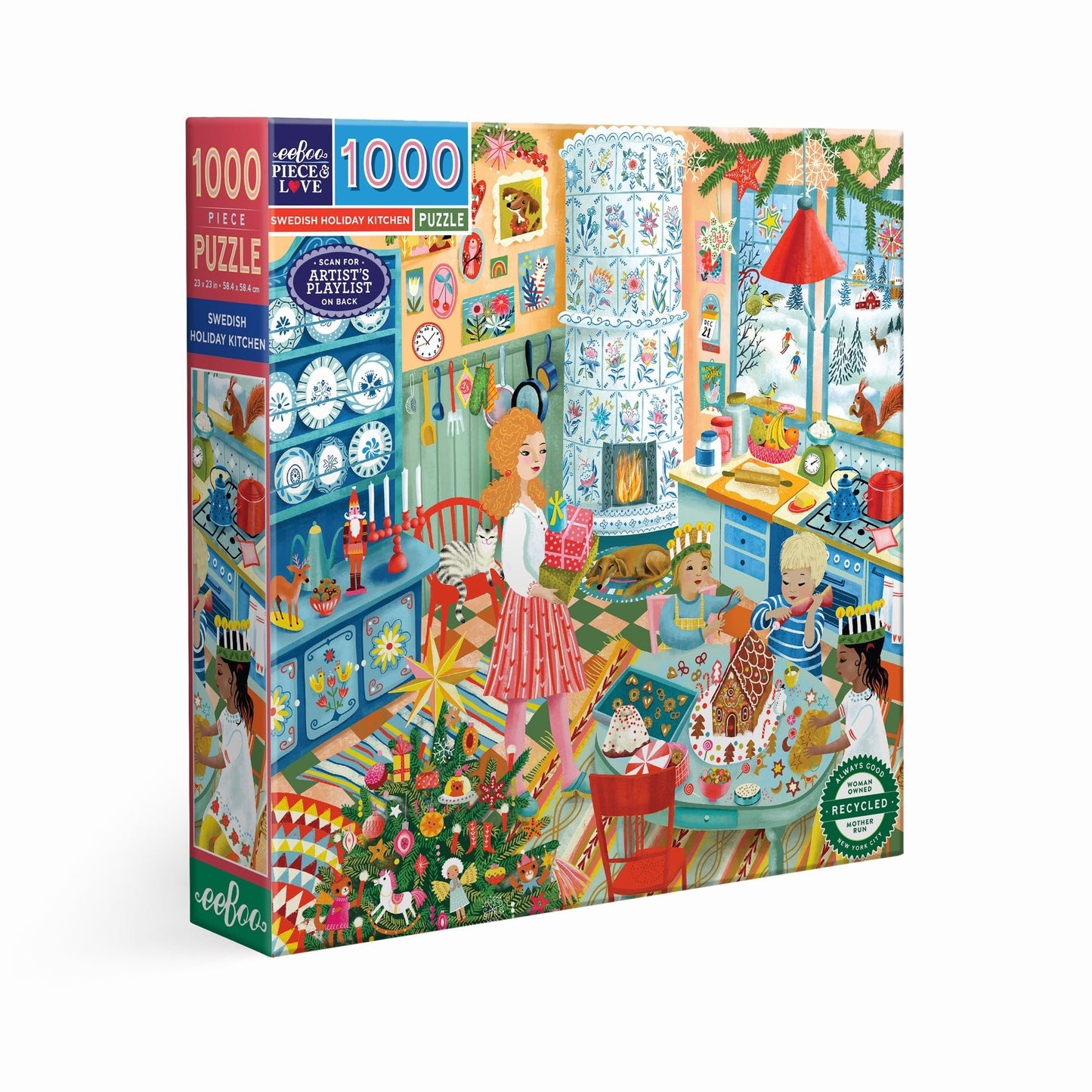 Puzzle de 1000 Pièces - Swedish Holiday KitcheneeBoo