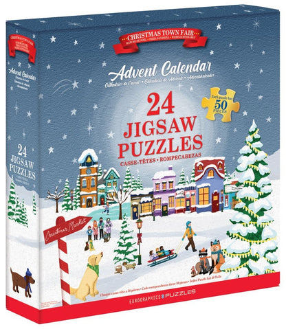 Calendrier de l'Avent - Marché de Noël - 24 PuzzlesEurographics