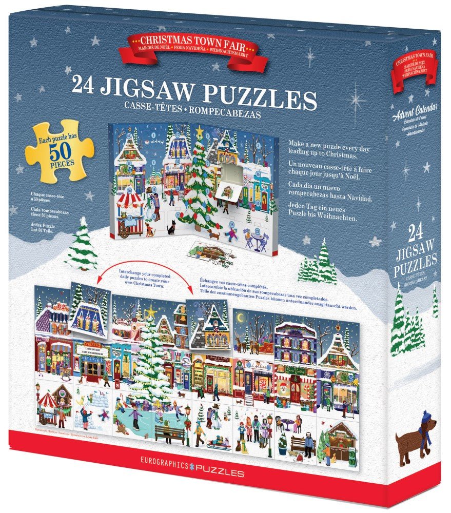 Calendrier de l'Avent - Marché de Noël - 24 PuzzlesEurographics