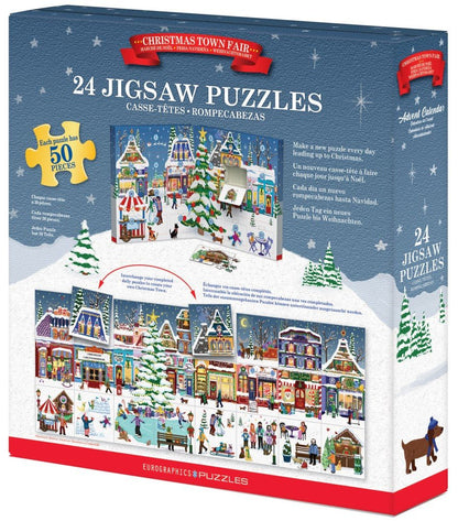 Calendrier de l'Avent - Marché de Noël - 24 PuzzlesEurographics