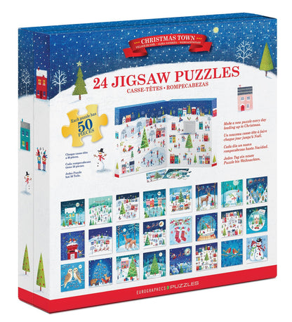 Calendrier de l'Avent - Ville de Noël - 24 PuzzlesEurographics