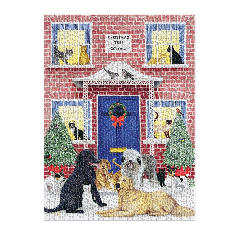 Puzzle 1000 Pièces Galison - Cottage de NoëlGalison