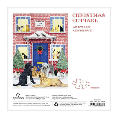 Puzzle 1000 Pièces Galison - Cottage de NoëlGalison
