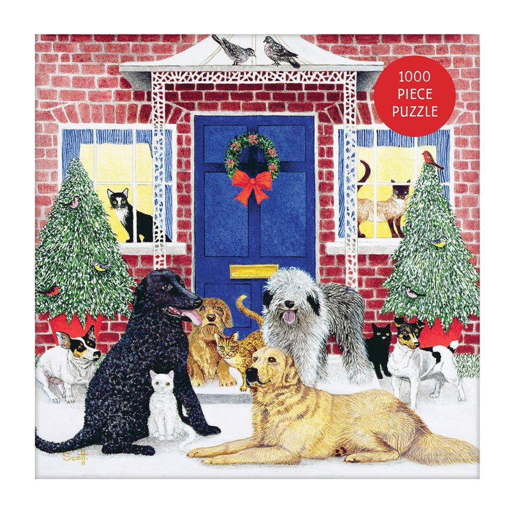 Puzzle 1000 Pièces Galison - Cottage de NoëlGalison