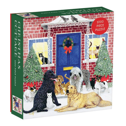 Puzzle 1000 Pièces Galison - Cottage de NoëlGalison