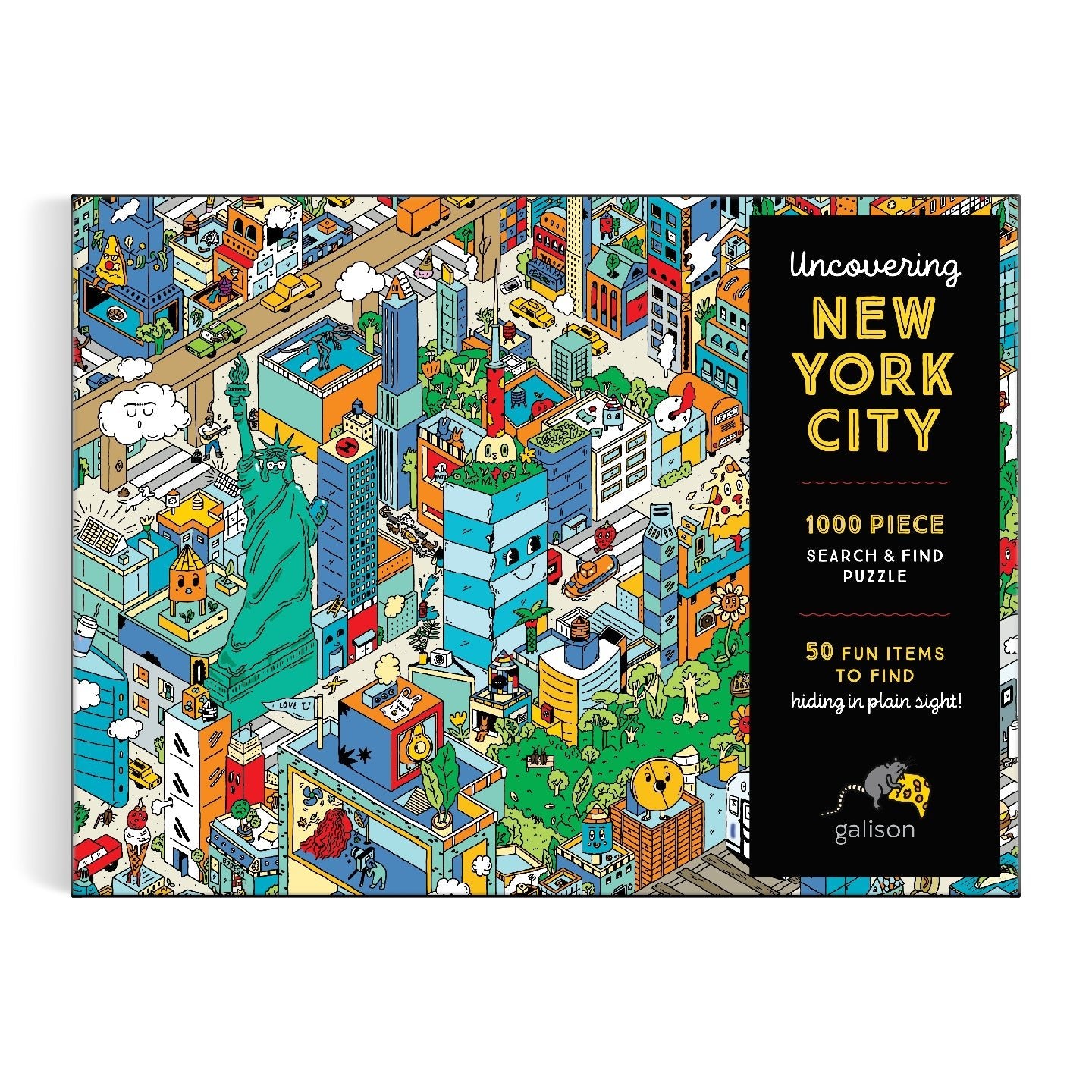 Puzzle 1000 Pièces Galison - Découverte de la Ville de New York - à Chercher et à TrouverGalison