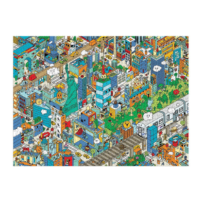 Puzzle 1000 Pièces Galison - Découverte de la Ville de New York - à Chercher et à TrouverGalison