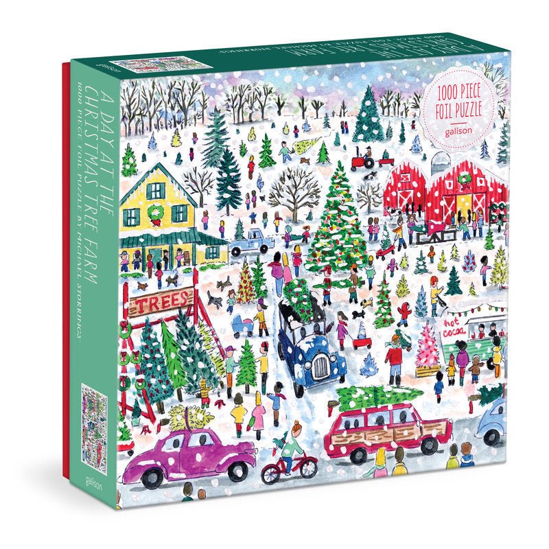 Puzzle 1000 Pièces Galison - Ferme d'Arbres de NoëlGalison