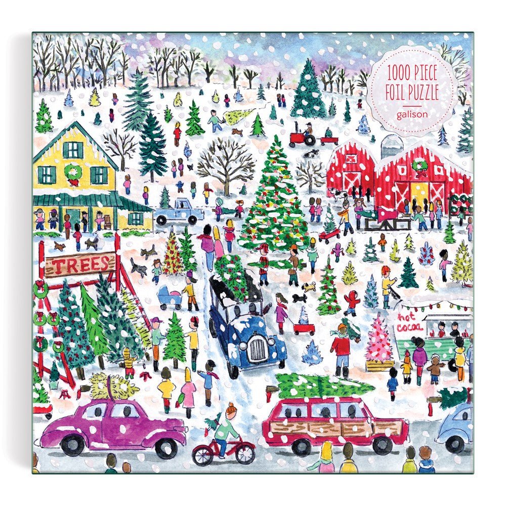 Puzzle 1000 Pièces Galison - Ferme d'Arbres de NoëlGalison