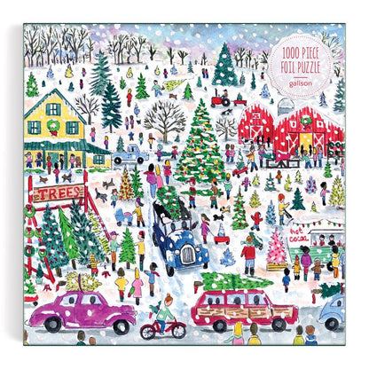 Puzzle 1000 Pièces Galison - Ferme d'Arbres de NoëlGalison