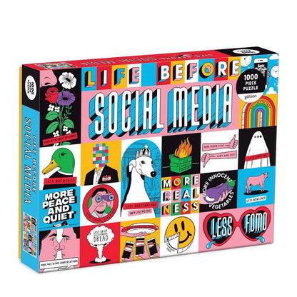 Puzzle 1000 Pièces Galison - La Vie Avant les Médias SociauxGalison