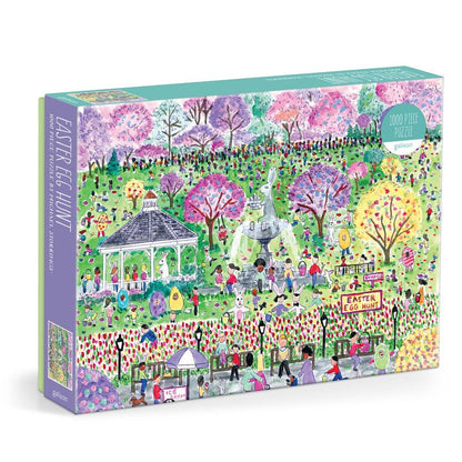 Puzzle 1000 Pièces Galison - Michael Storrings - Chasse aux Oeufs de PâquesGalison