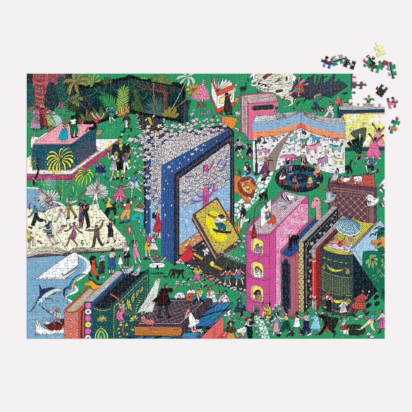 Puzzle 1000 Pièces Galison - Monde du LivreGalison