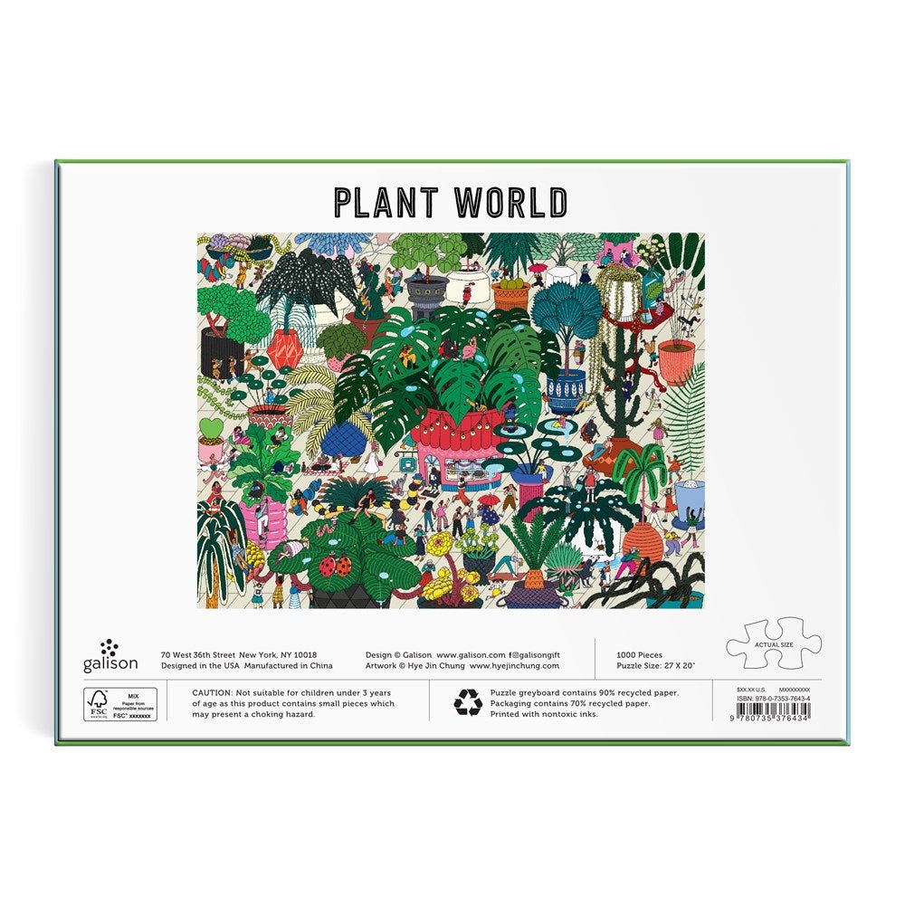 Puzzle 1000 Pièces Galison - Monde VégétalGalison