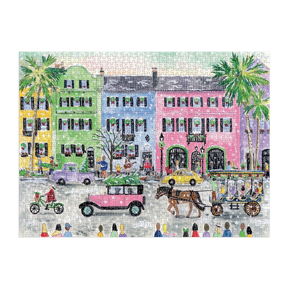 Puzzle 1000 Pièces Galison - Noël à CharlestonGalison