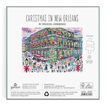 Puzzle 1000 Pièces Galison - Noël à la Nouvelle - OrléansGalison