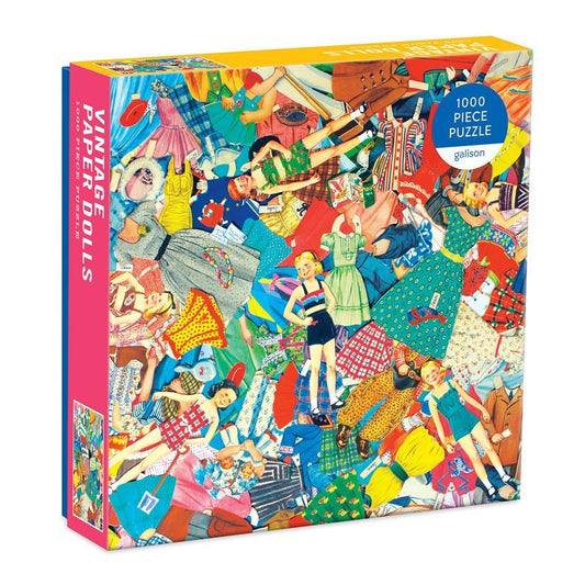 Puzzle 1000 Pièces Galison - Poupée en Papier VintageGalison