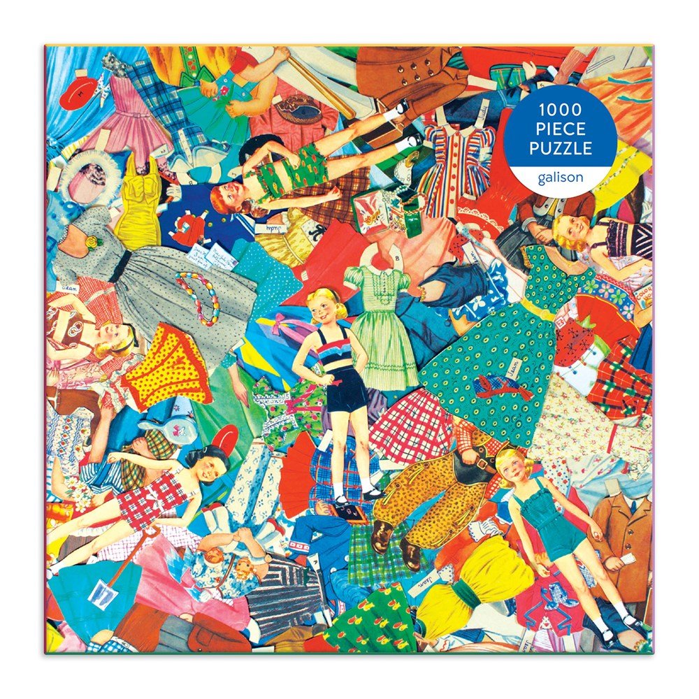 Puzzle 1000 Pièces Galison - Poupée en Papier VintageGalison