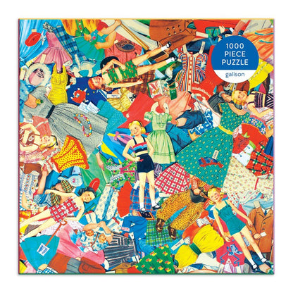 Puzzle 1000 Pièces Galison - Poupée en Papier VintageGalison