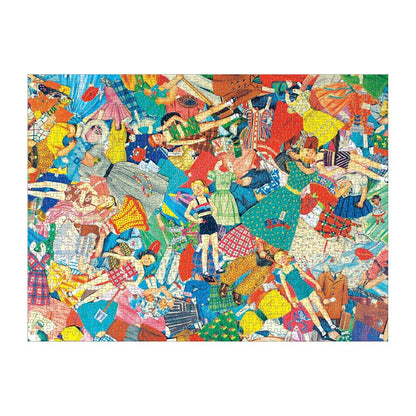 Puzzle 1000 Pièces Galison - Poupée en Papier VintageGalison